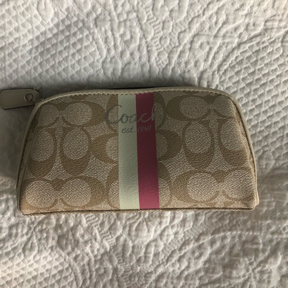 Coach zippered wallet